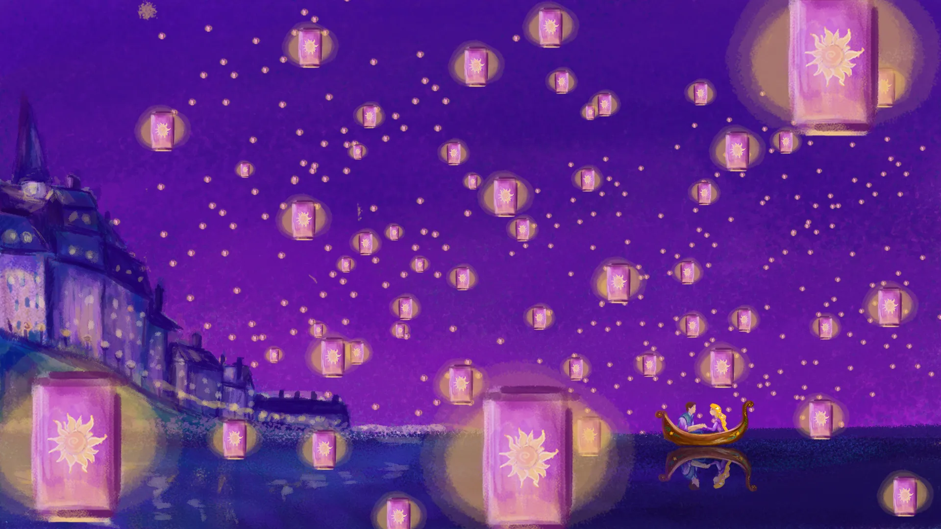 Tangled End Credit Animation